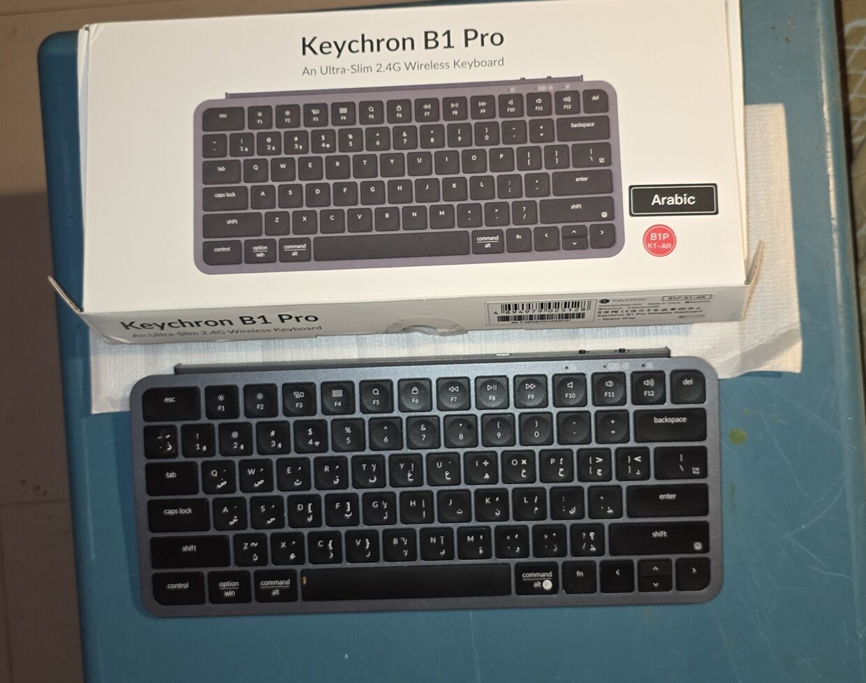 Khobar, Computers, SAR 100,  NEW Wireless Keyboard Keychron B1 Pro Ultra-Slim +free Stuff