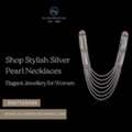INR 15000, Shop Stylish Silver Pearl Necklaces – Elegant Jewellery For Women