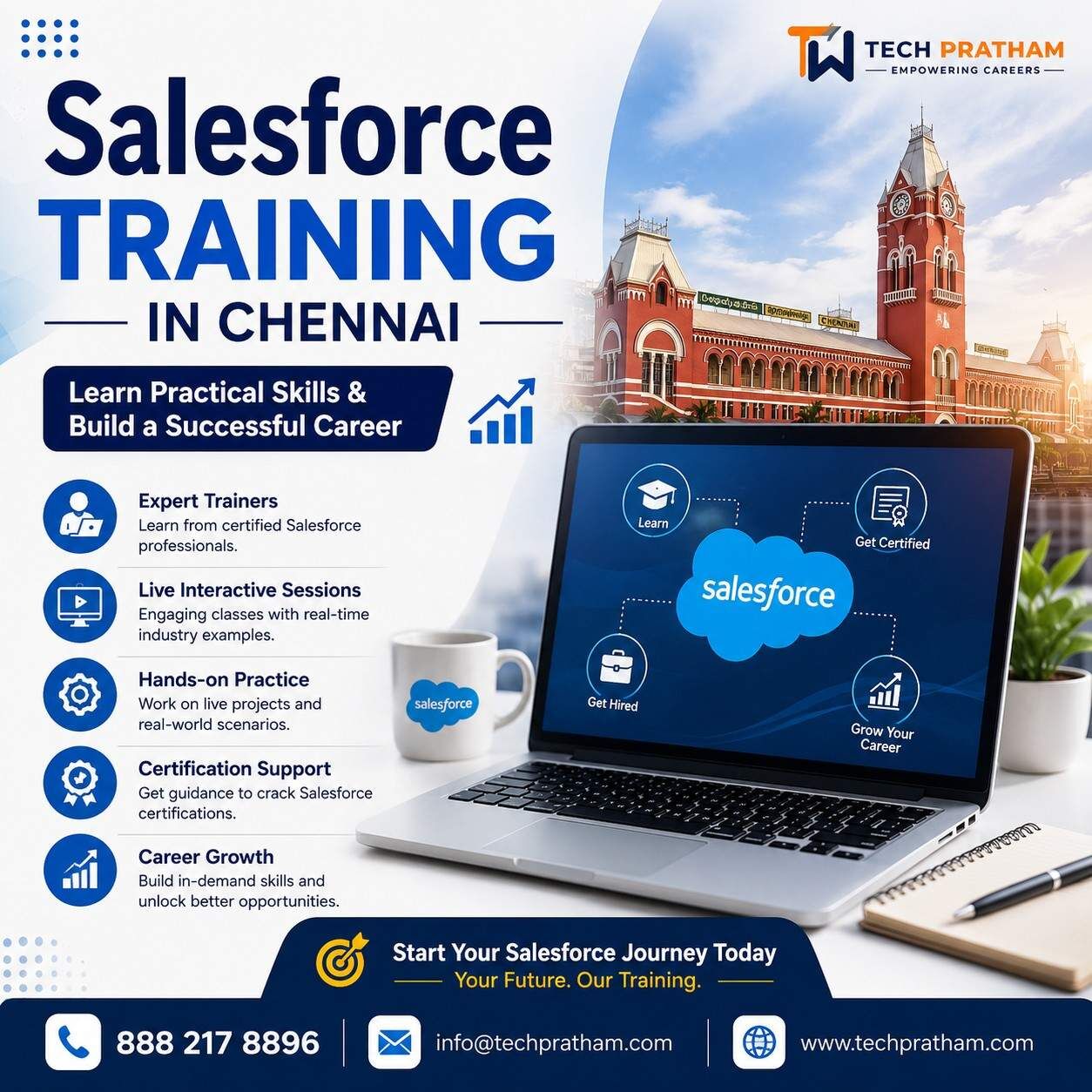 Chennai, Education, Salesforce Training In Chennai: Learn Practical Skills & Build A Successful Career