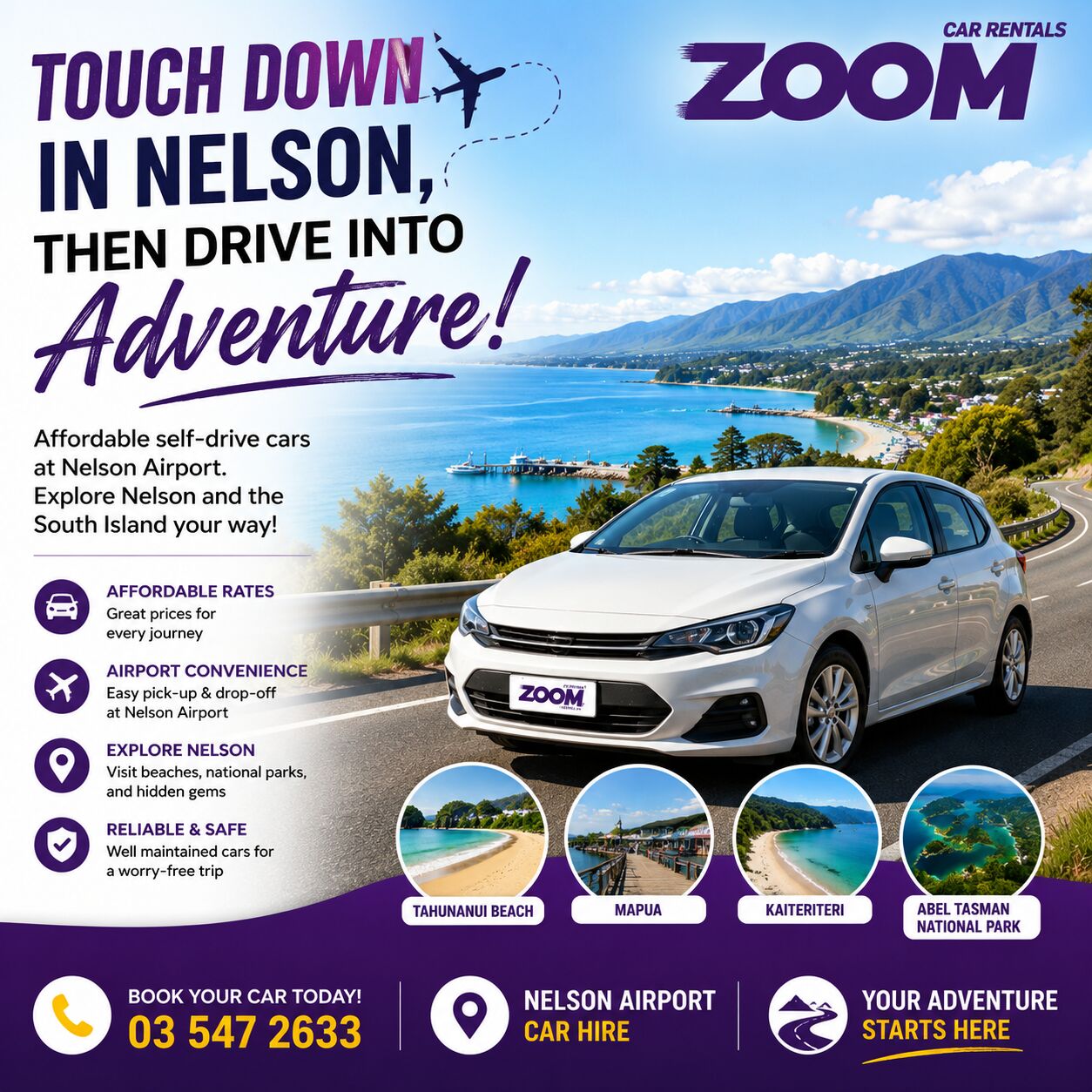 Auckland, Travel, Touch Down In Nelson, Then Drive Into Adventure!