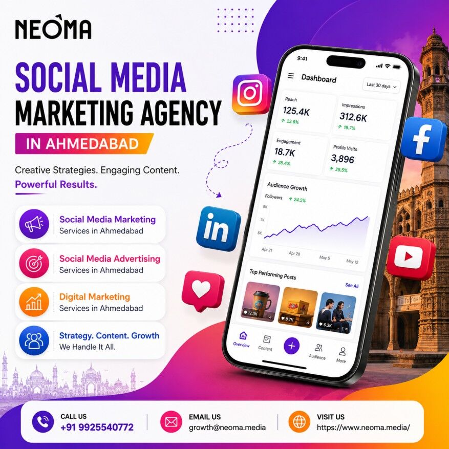 Ahmedabad, Marketing, Social Media Marketing Agency In Ahmedabad To Grow Your Brand Online