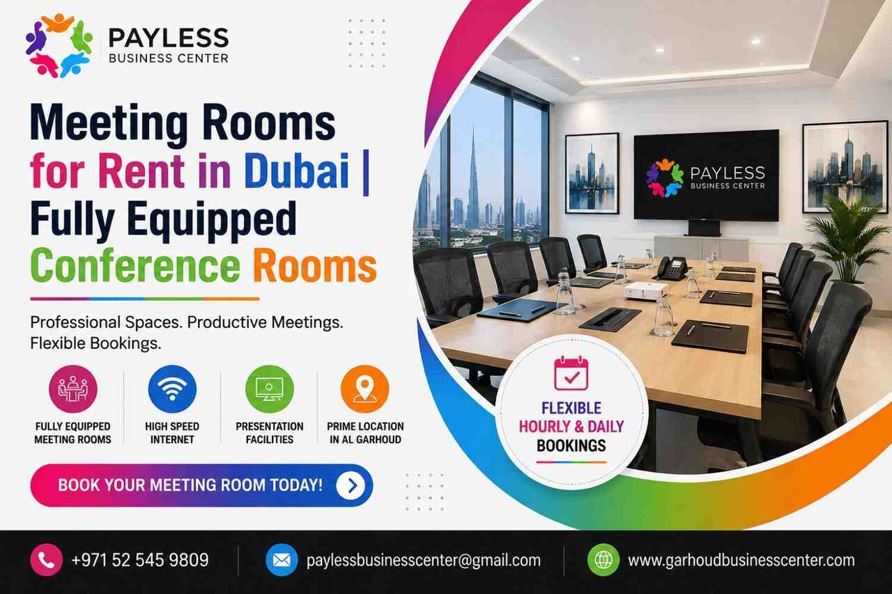 Dubai, Business, Meeting Rooms For Rent In Dubai | Fully Equipped Conference Rooms