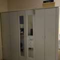SAR 700,  Big 6 Door White Wardrobe With 2 Mirrors