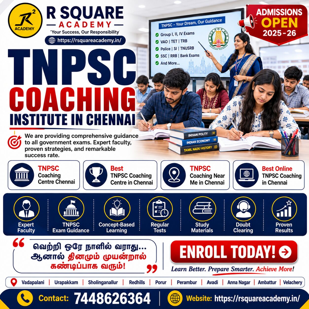 Chennai, Education, TNPSC Coaching Institute In Chennai  Build Your Path To Government Success