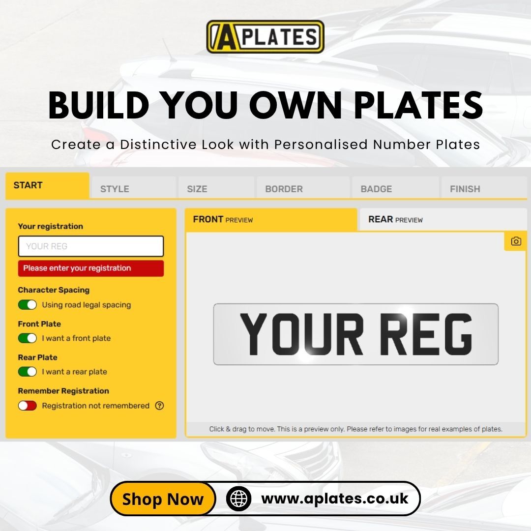 London, Auto Parts, Create A Distinctive Look With Personalised Number Plates
