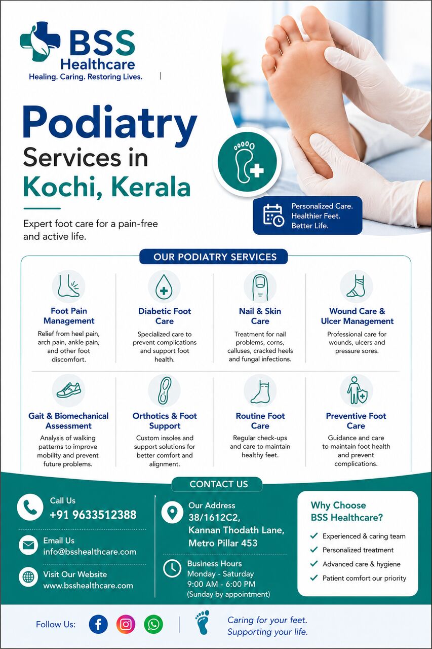 Kochi, Health, Podiatry Services In Kochi, Kerala