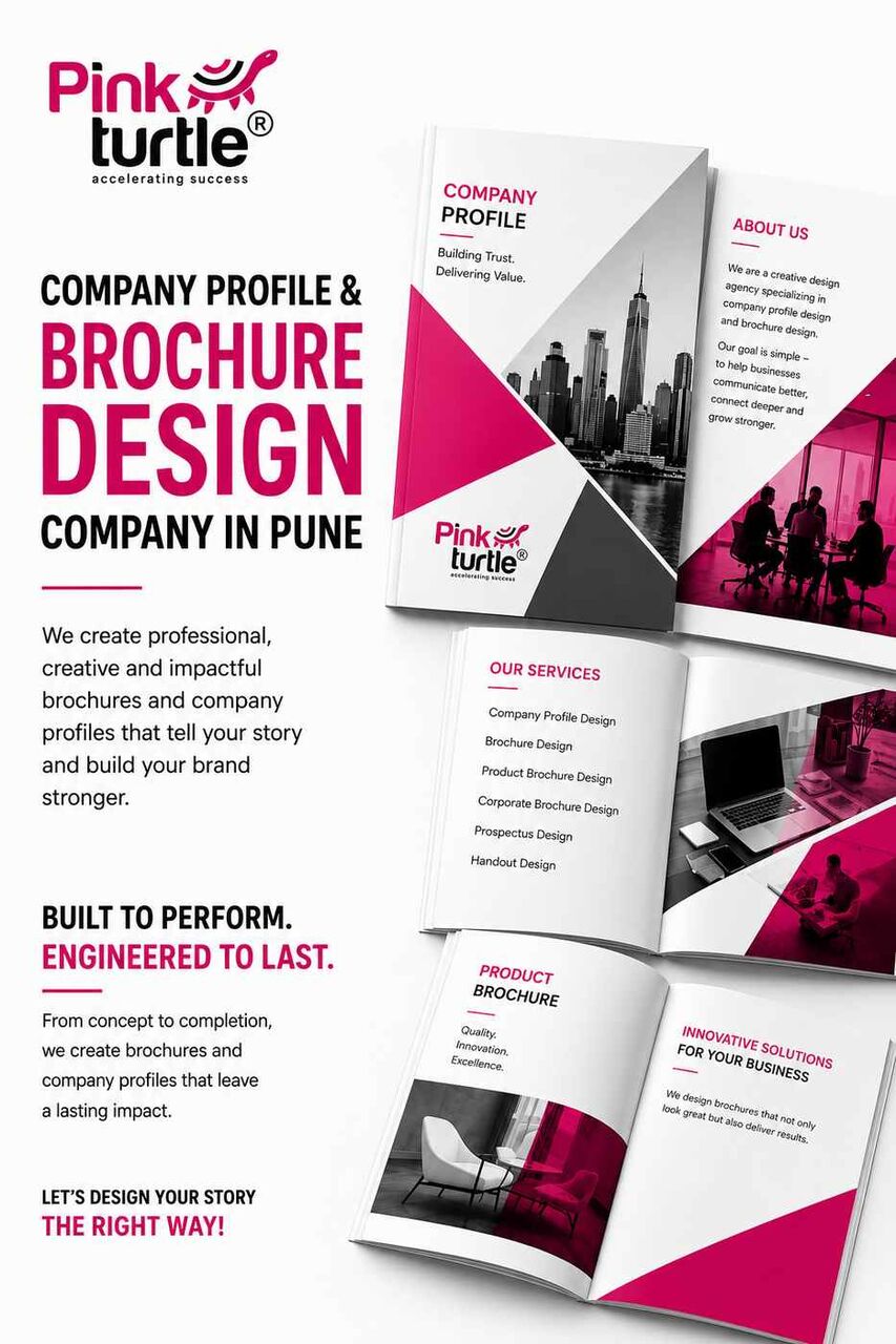 Pune, Creative, Company Profile & Brochure Design Company In Pune | Pink Turtle