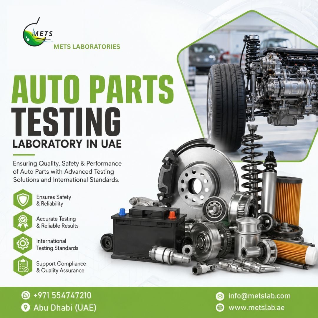 Abu Dhabi, Business, Car Parts Testing Laboratory UAE For Reliable Automotive Testing