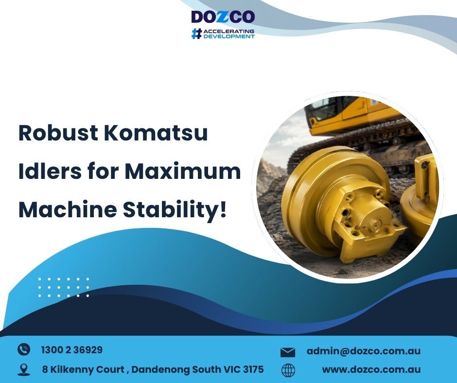 Sydney, Construction, Extend Equipment Life With Reliable Komatsu Idlers