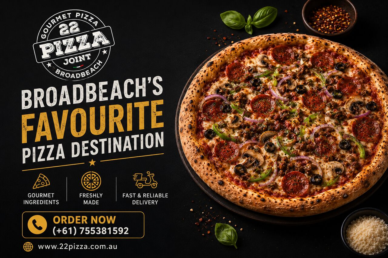 Brisbane, Food, Best Pizza Shop In Broadbeach For Fresh, Gourmet & Delicious Takeaway