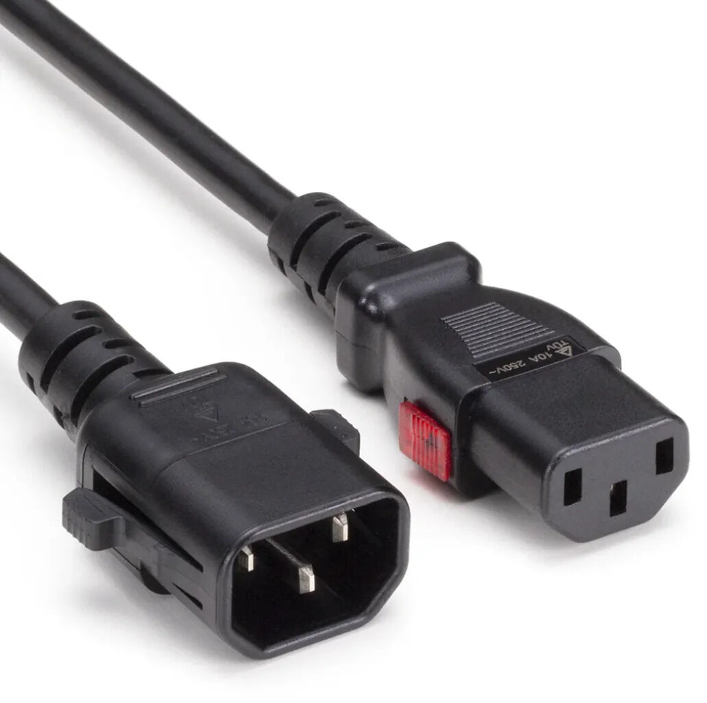 New York, Electronics, USD 18,  TwyLock® Hybrid USA/Europe IEC C14 To C13 Dual Locking Cords
