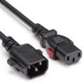 USD 18,  TwyLock® Hybrid USA/Europe IEC C14 To C13 Dual Locking Cords