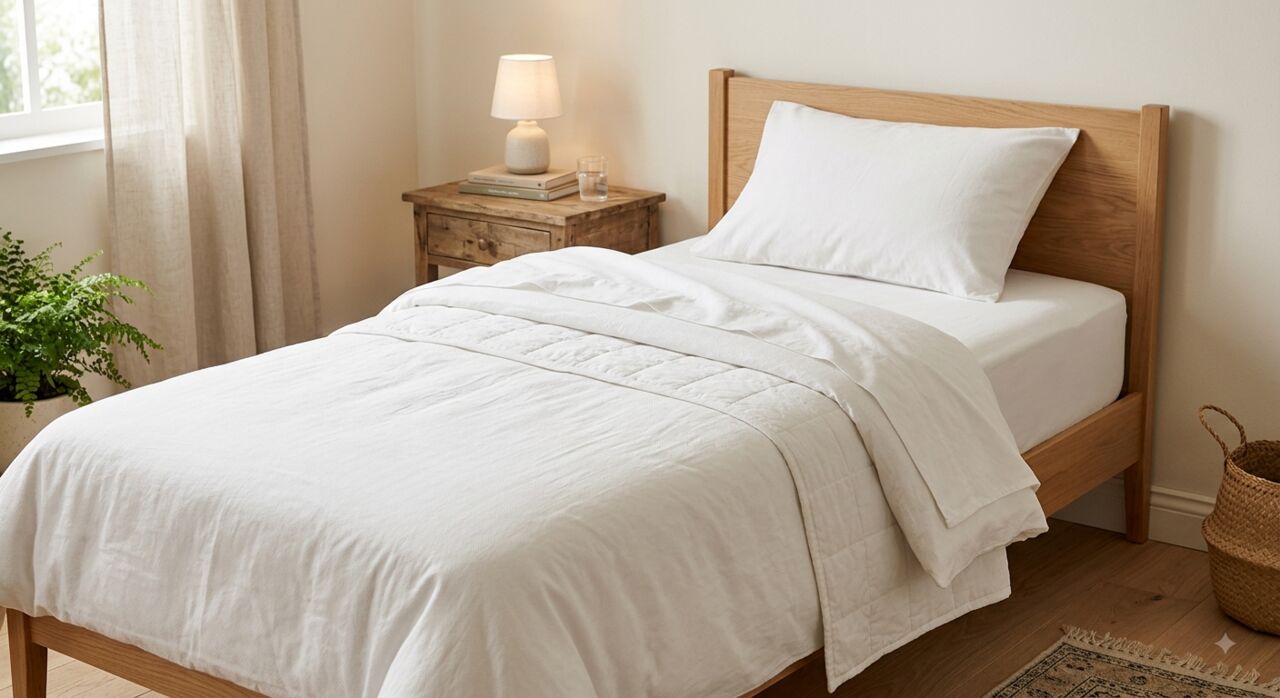 Mumbai, Household Items, INR 1499,  Soft Cotton Single Bed Sheet &ndash; Comfortable & Durable Everyday Bedding