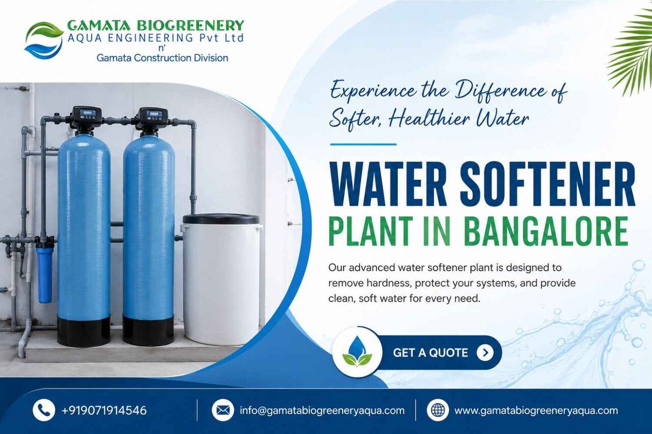 Bangalore, Construction, Water Softener Plant In Bangalore