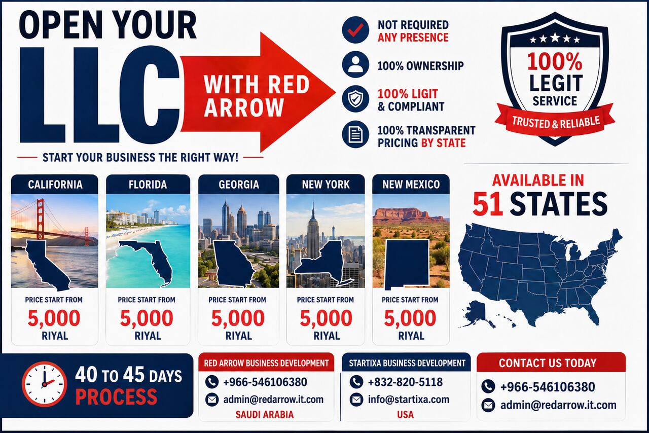 Riyadh, Business, OPEN YOUR CR IN BAHRAIN SAUDIA USA WITH RED ARROW CONTACT 0546106380
