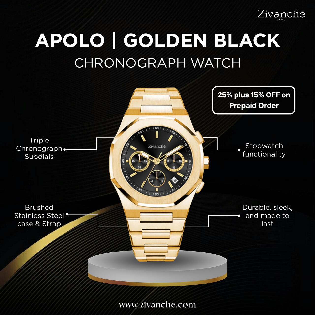 Mumbai, Watches, Zivanche Luxury Watches For Men And Women Online