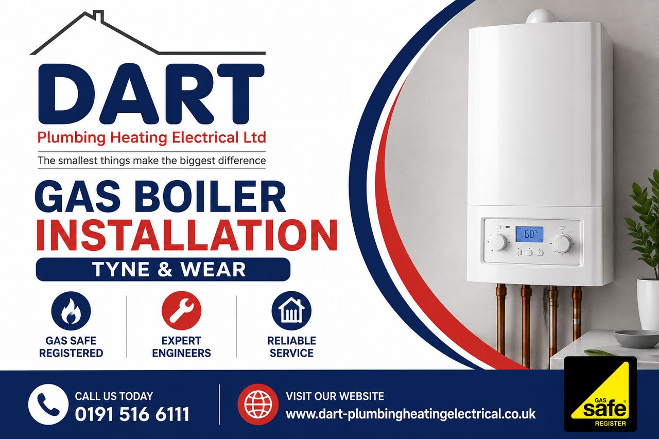 London, Appliances, Gas Boiler Installation Tyne And Wear | DART Plumbing, Heating & Electrical