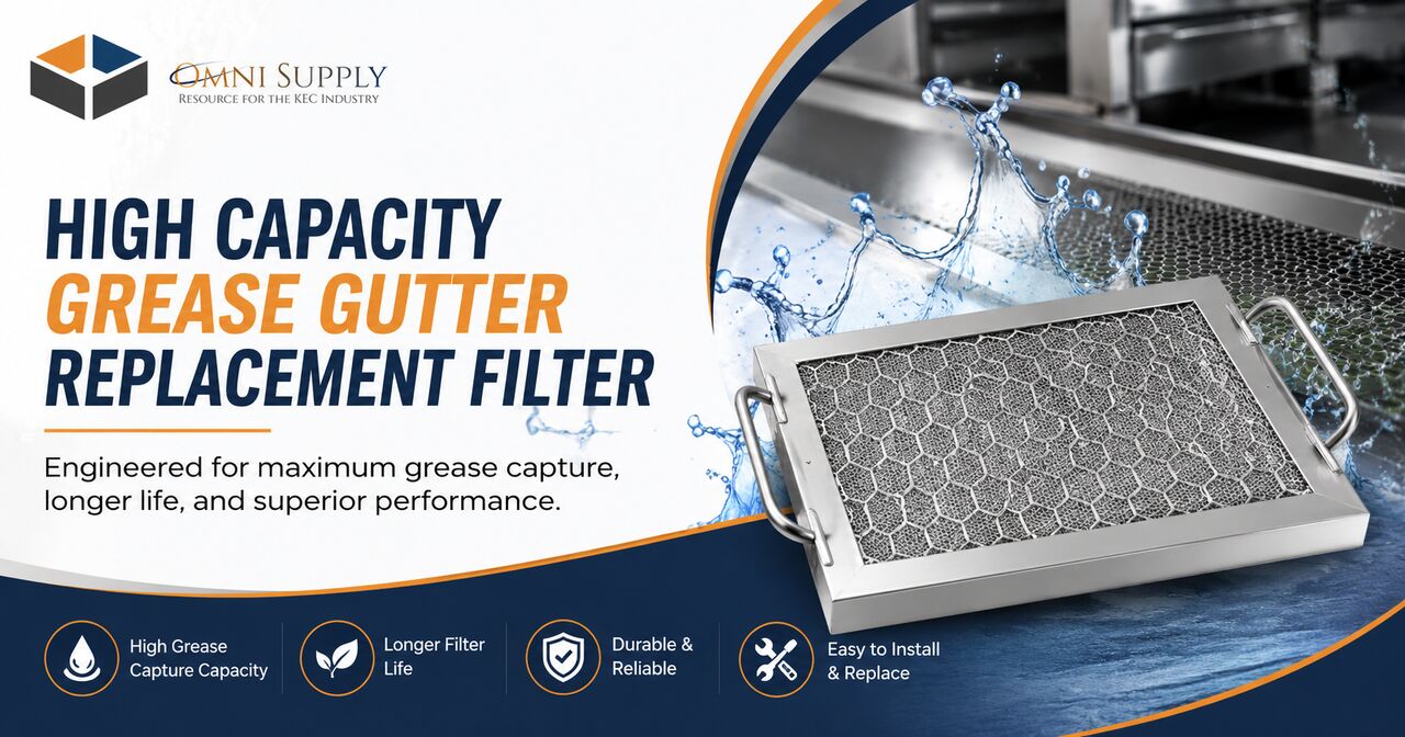 Los Angeles, Appliance Repair, High Capacity Grease Gutter Replacement Filter | Omni Supply
