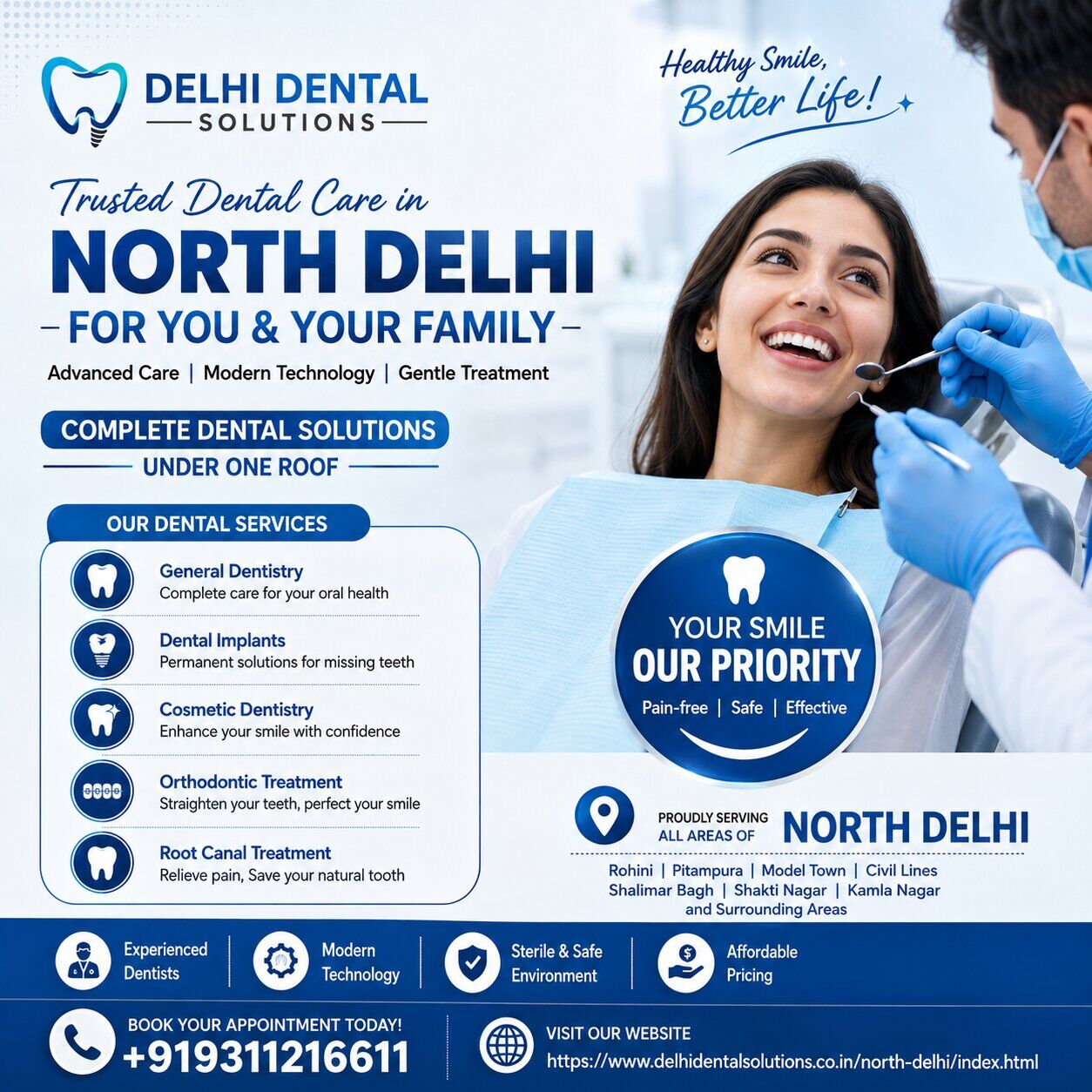 New Delhi, Health, Best Dental Clinic In North Delhi | Kamniyata Dental Solutions