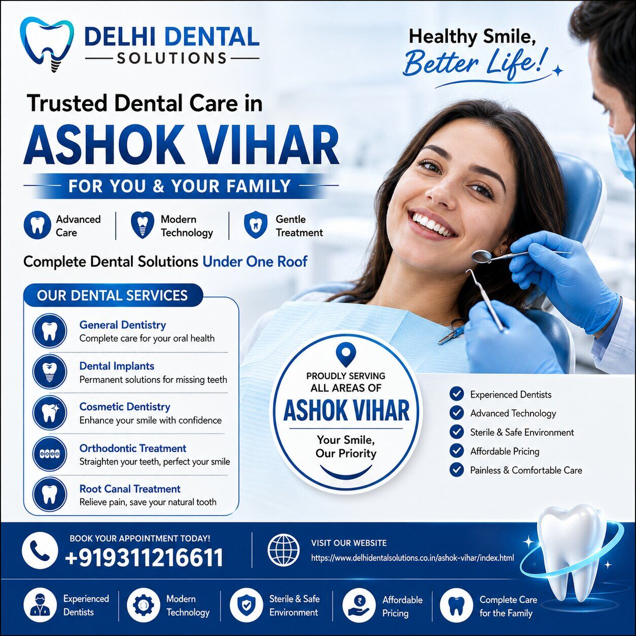 New Delhi, Health, Best Dental Clinic In Ashok Vihar | Kamniyata Dental Solutions