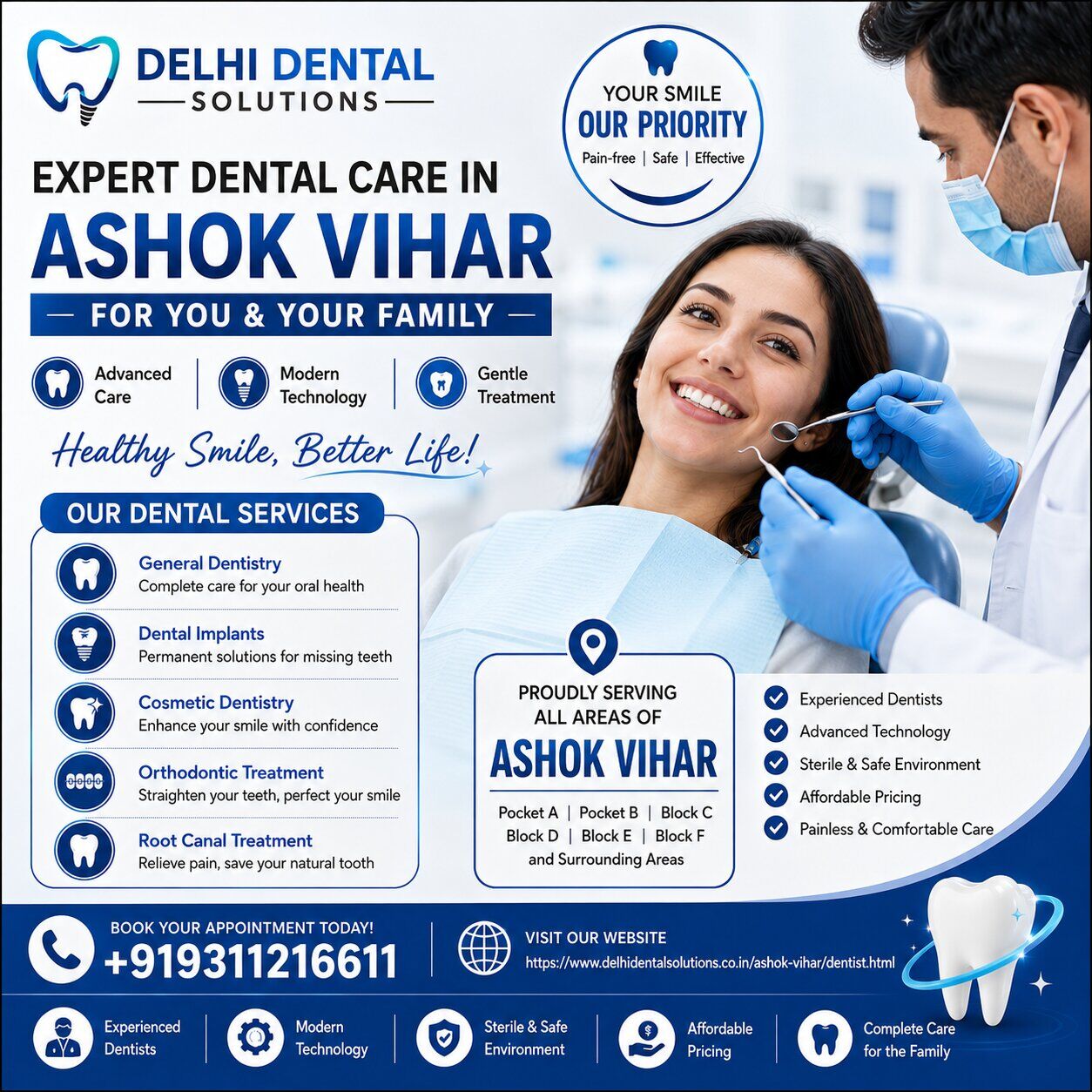New Delhi, Health, Best Dentist In Ashok Vihar | Kamniyata Dental Solutions