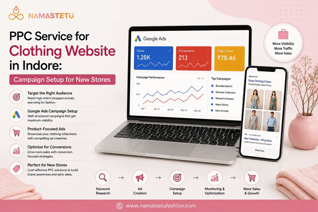 Indore, Marketing, PPC Service For Clothing Website In Indore: Campaign Setup For New Stores