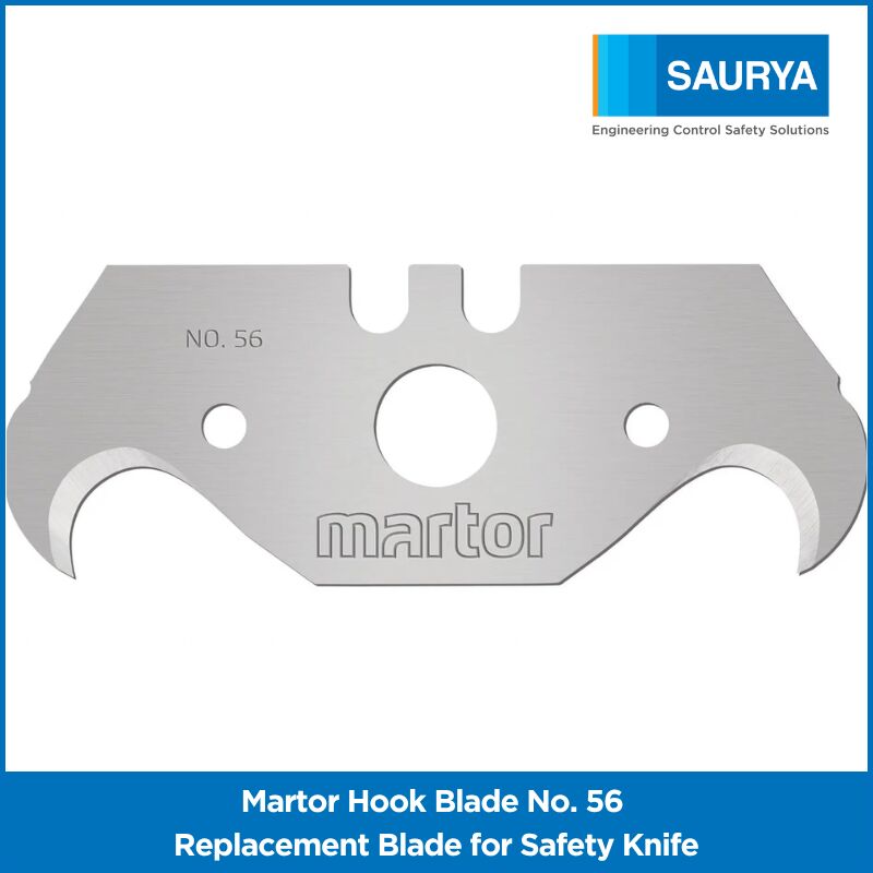 Mumbai, Tools, Martor Hook Blade No. 56 &ndash; German-Engineered Industrial Hook Blade | Saurya Safety
