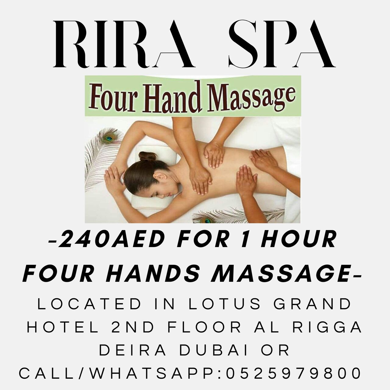 Al Rigga, Health, Rira Spa Offer 8/14/2026