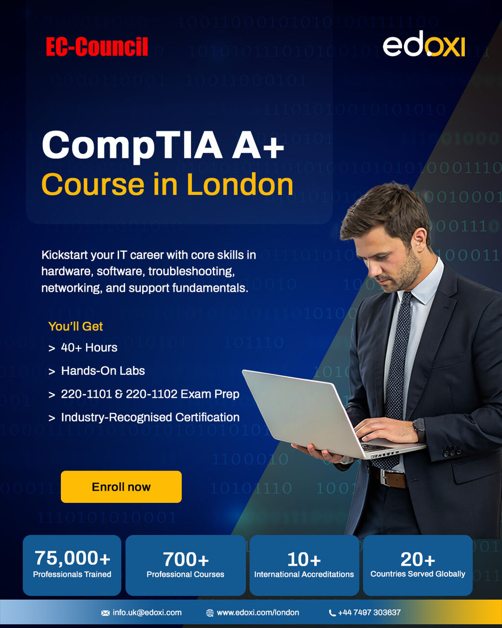 London, Lessons Offered, CompTIA A+ Course In London &ndash; Build Job-Ready IT Support Skills