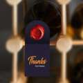 Print Professional Bottle Neck Velvet Soft Touch Hang Tags Printing From PrintMagic
