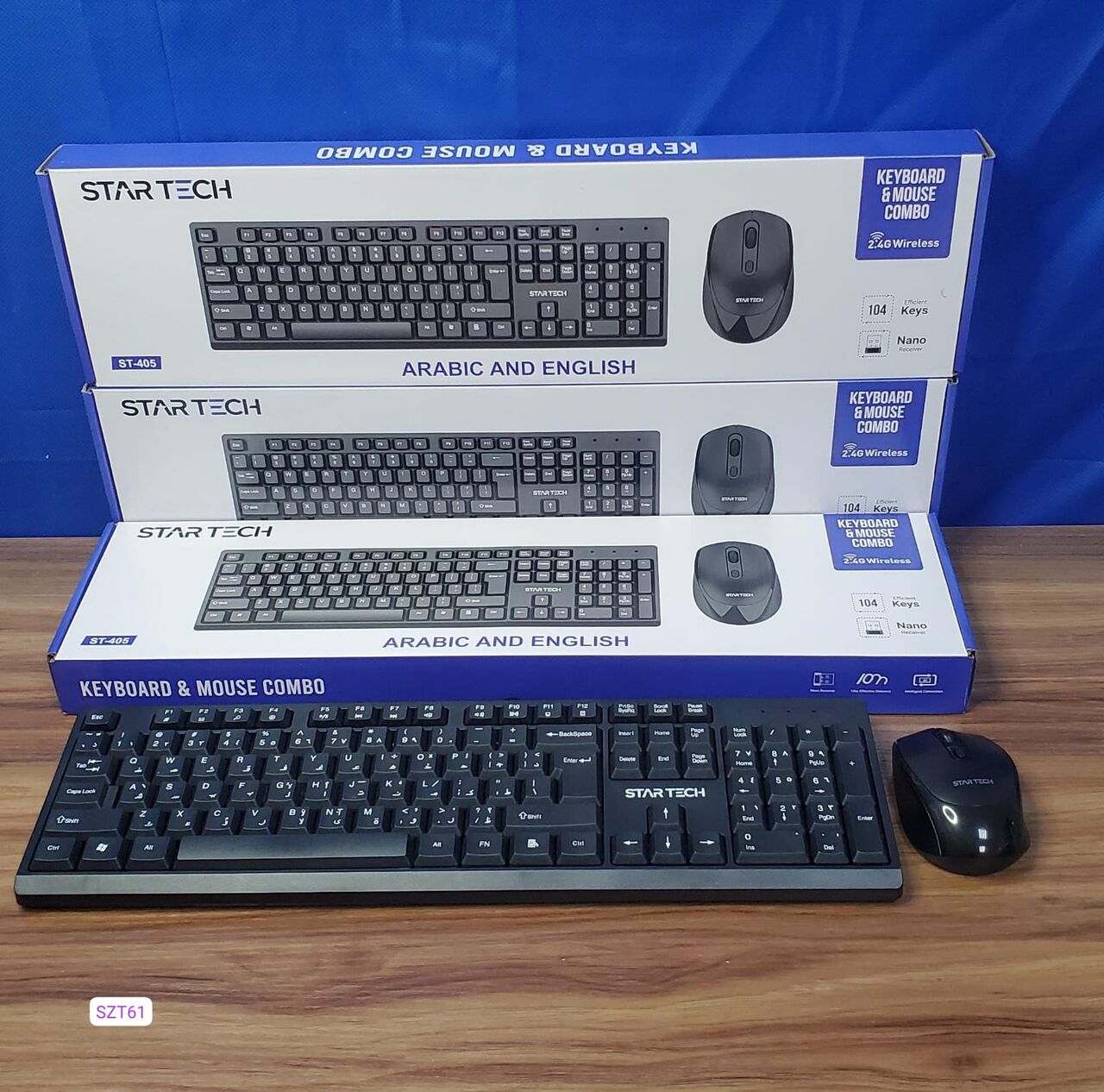 Manama, Computers, BHD 7,  Star Tech ST-405 Is A 2.4 GHz Wireless Keyboard And Optical Mouse