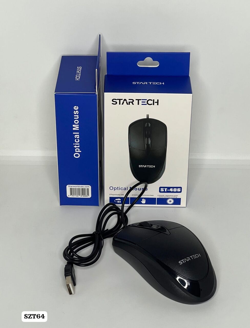 Manama, Computers, BHD 4,  StarTech ST-406 Wired Optical Mouse