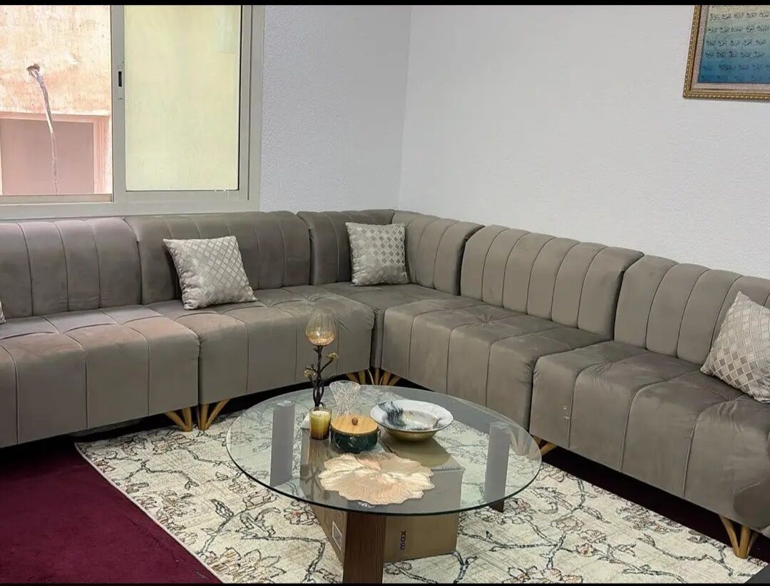 Khobar, Furniture, SAR 100,  10 Seater New Sofa Set, Two Single Relaxing Seats, Center Table, Complete Bed Set