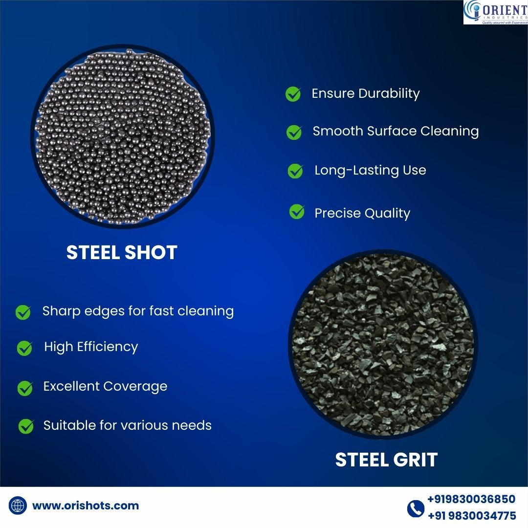 Kolkata, Wholesale Products, Steel Shot And Grit By Orient Industries - Reliable Abrasive Media For Industrial Use