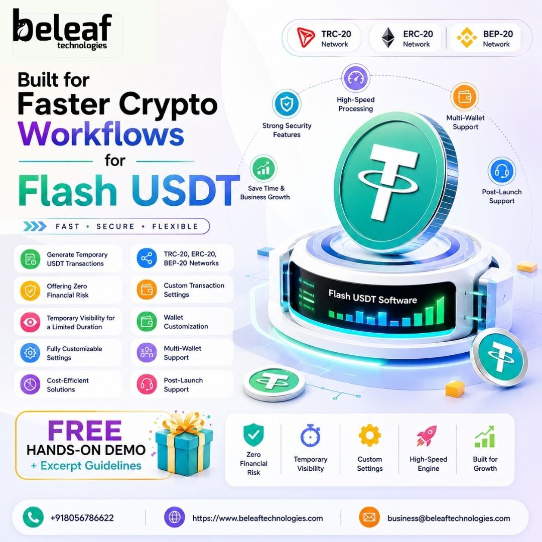 Mumbai, Software Development, Built For Faster Crypto Workflows For Flash USDT