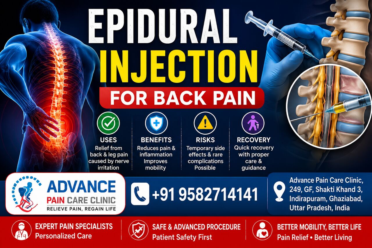 Lucknow, Elder Care, Epidural Injection For Back And Nerve Pain Relief