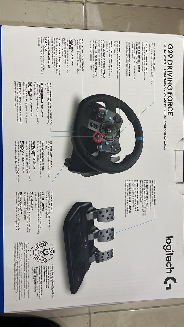 Jeddah, Toys & Games, SAR 900,  SAR 900, Brand New Packed Logitec Steering Wheel G29 For Sale