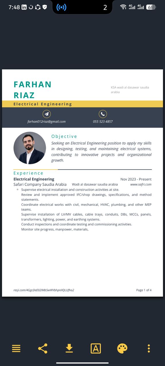 Riyadh, Job Seekers, QC Electrical Engineering And Electrical Supervisor
