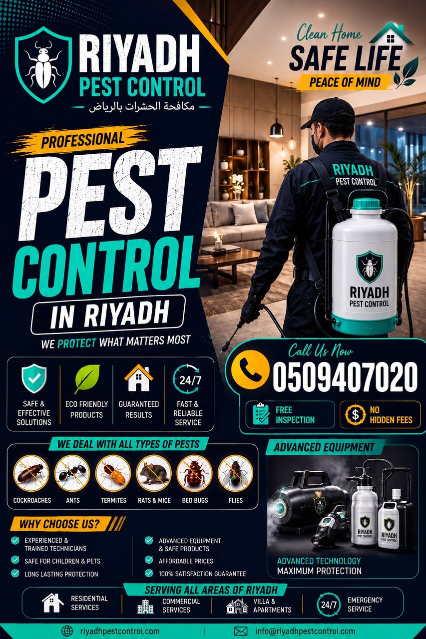 Al Malaz, Pest Control, Affordable Professional Pest Control Riyadh 🛡️🐜 | Bed Bugs & All Pest Control