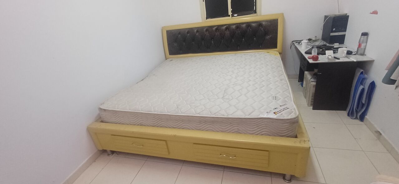 Dammam, Appliances, SAR 450,  King Size Bed  With Mattress For Sale