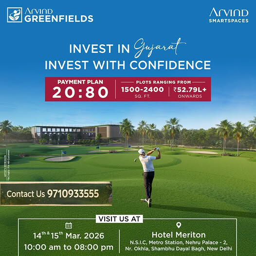 Vadodara, Residential Plots, INR 4950000,  1500 Sq. Feet,  Arvind Greenfields Vadodara: Ideal For First-Time Buyers