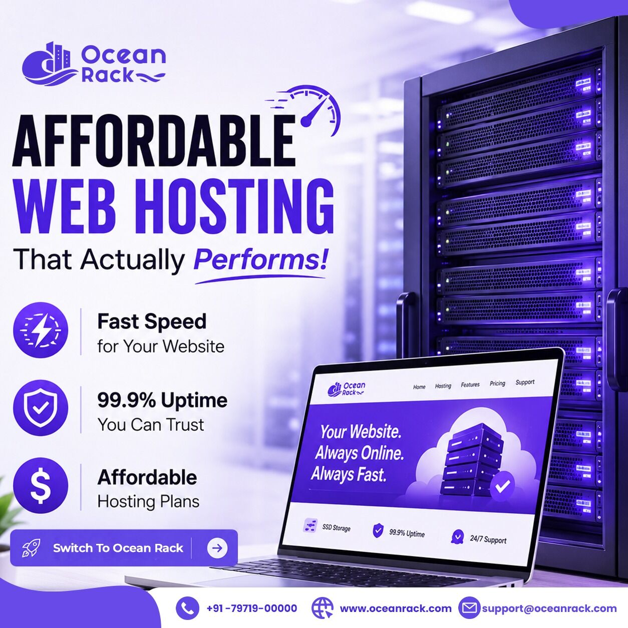Mumbai, Software Development, Power Up Your Website With Fast & Affordable Web Hosting - Ocean Rack