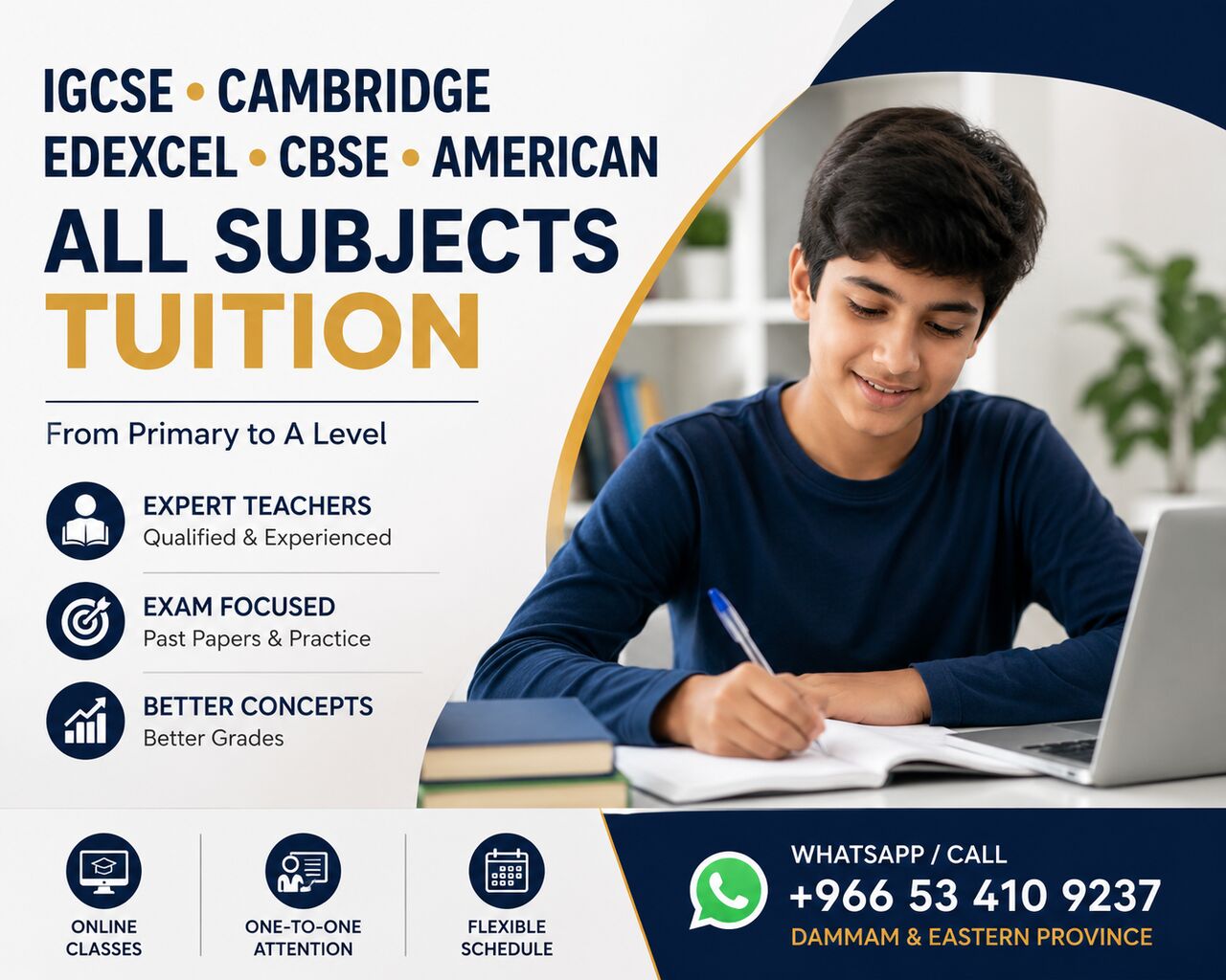 Dammam, Lessons Wanted, IGCSE, Cambridge, Edexcel, CBSE, American & All Subjects Tuition