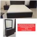 BHD 85,  ✅️King Bed With Dresser Side Table For Sale In Good Condition With Delivery