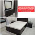 BHD 80,  ✅️ Queen Bed With Dresser Side Table For Sale In Good Condition With Delivery