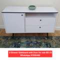 BHD 23,  ✅️ 2 Drawer Sideboard With Door For Sale In Good Condition With Delivery