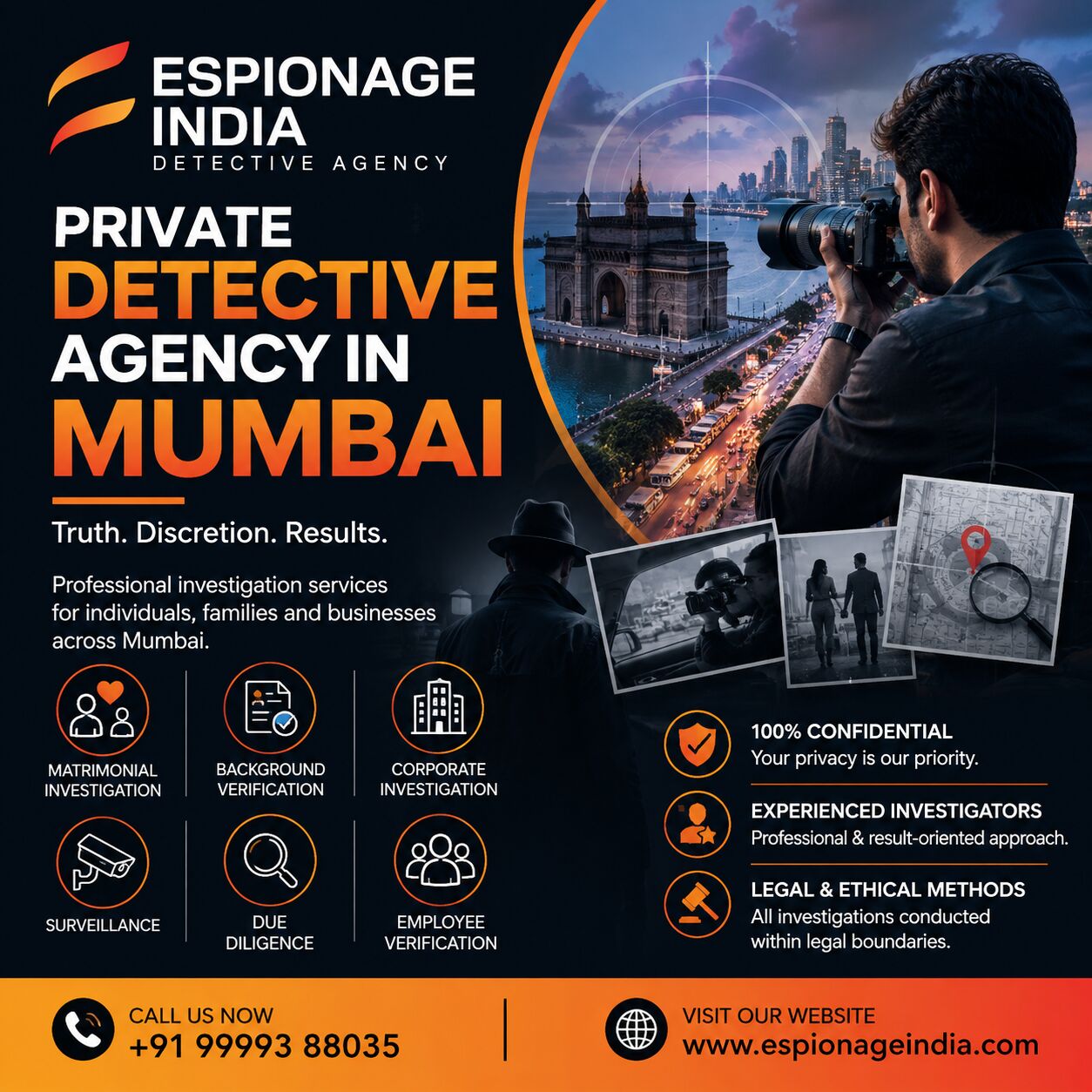 Mumbai, Legal, Private Detective Agency In Mumbai &ndash; Espionage India
