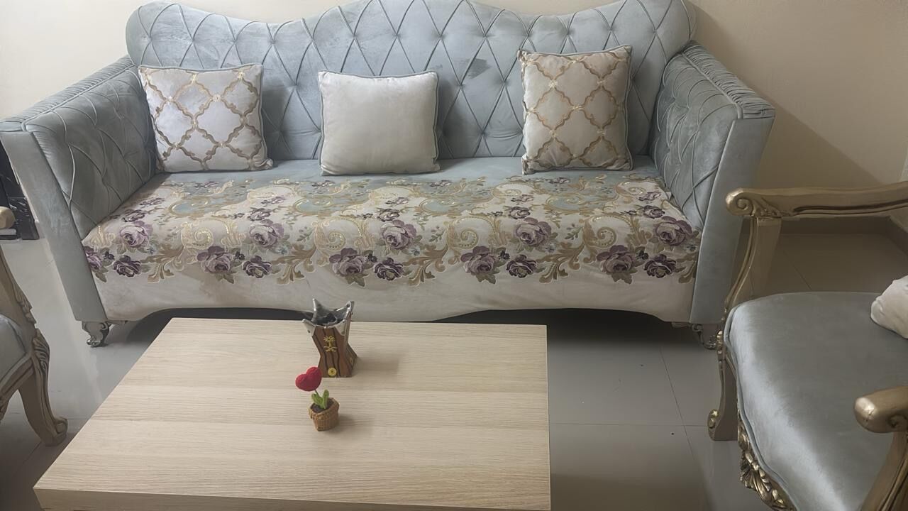 Al Adama, Furniture, SAR 600,  Premium Sofa Set For Sale 600 SAR , Brand New Sofa Used For Only 2 Months