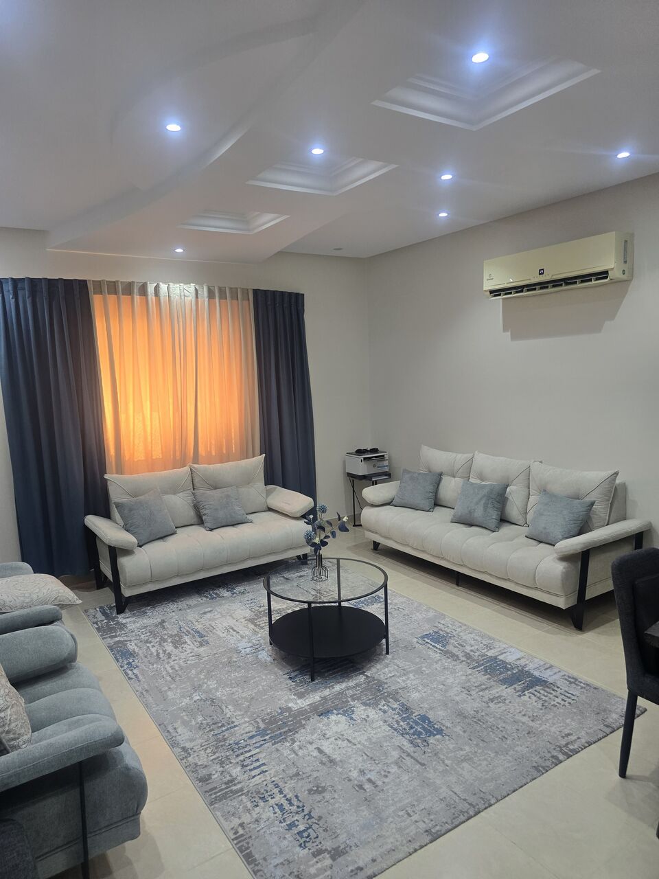 Ghirnatah, Apartments, Flats, Houses & Villas, SAR 73000/year,  Furnished,  5 BR,  166 Sq. Meter,  Fully Furnished Spacious Apartment With 3 Bedrooms, 1 Lounge, 1 Drawing Room, 3 Washrooms