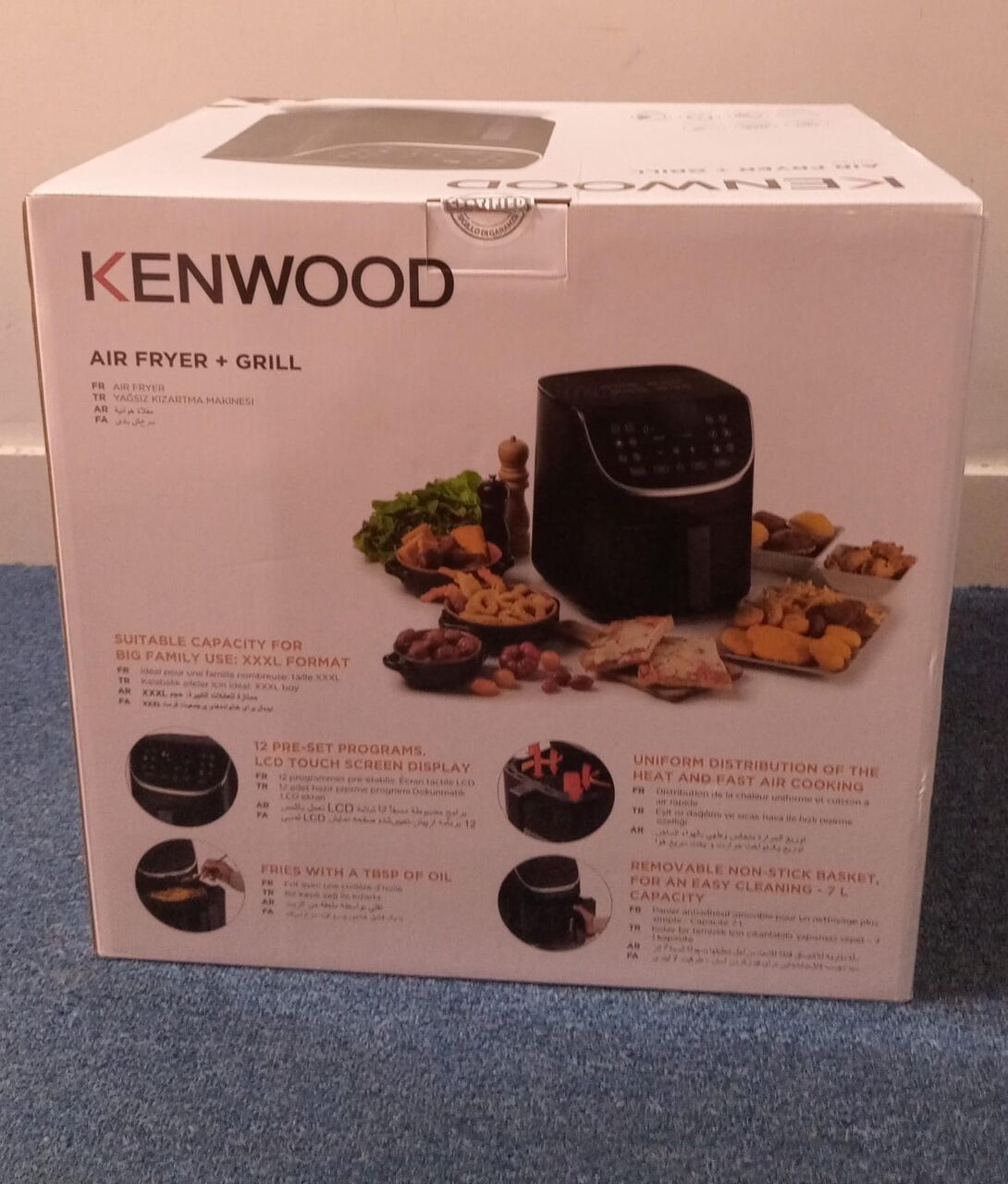 Jeddah, Food, SAR 500,  KENWOOD, Air Fryer + Grill, URGENT SALE!!